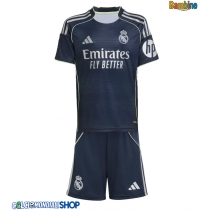 Maglie da calcio Real Madrid Eduardo Camavinga #6 Seconda Maglia Bambino 2025-26 Manica Corta (+ Pantaloni corti)